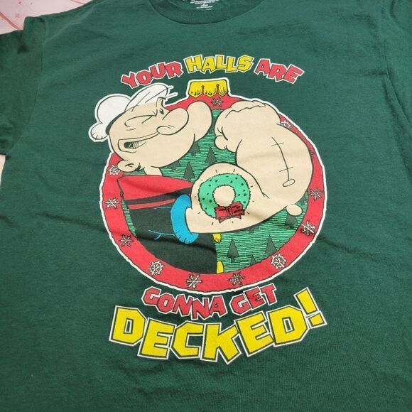 Popeye The Sailer Christmas shirt M - Picture 2 of 3